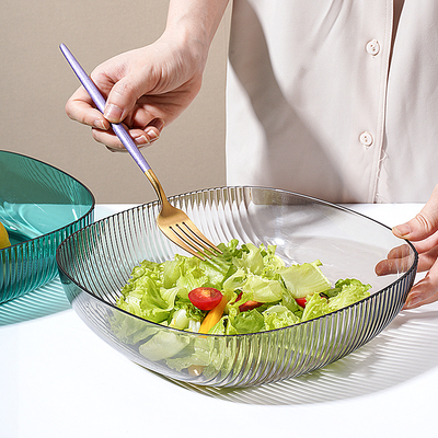 條紋水果盤(pán)(無(wú)金邊/金